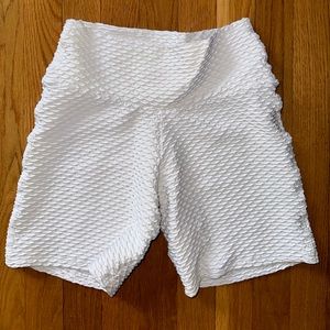 Booty by Brabants white croco shorts